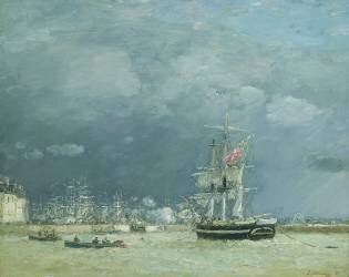 Evening, Le Havre (Eugène Boudin) - Muzeo.com