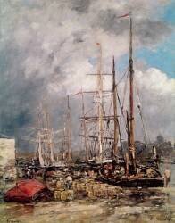 Fecamp (Eugène Boudin) - Muzeo.com