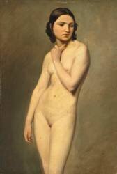 Femme nue, debout (Jules Richomme) - Muzeo.com