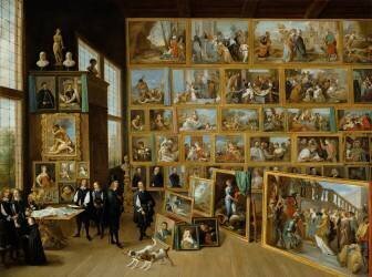 Galerie à Bruxelles (David Teniers the Younger) - Muzeo.com