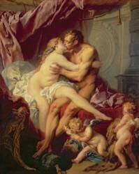 Hercules and Omphale (François Boucher) - Muzeo.com