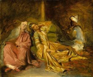 Intérieur de harem (Théodore Chasseriau) - Muzeo.com