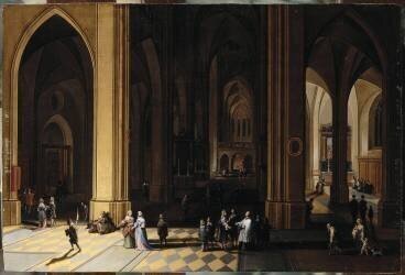 Intérieur d'église (Pieter Neefs the Younger) - Muzeo.com