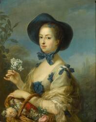 Jeanne-Antoinette Poisson (Charles André van Loo) - Muzeo.com