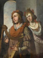 Joueur de harpe (anonymous) - Muzeo.com