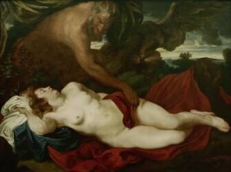 Jupiter and Antiope (Antoon van Dyck) - Muzeo.com