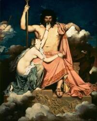 Jupiter et Thétis (Jean-Auguste-Dominique Ingres) - Muzeo.com