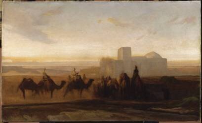 La Caravane (Alexandre Gabriel Decamps) - Muzeo.com