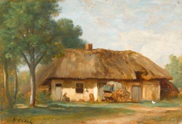 La Chaumière normande (Louis Cabat) - Muzeo.com