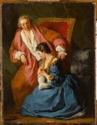 La Courtisane amoureuse (Pierre Hubert Subleyras) - Muzeo.com