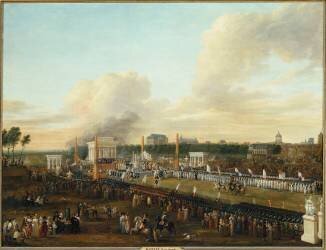 La Fête de la Fédération (Confédération des départements du Nord, de la Somme et du Pas-de-Calais (Louis-Joseph Watteau de Lille) - Muzeo.com