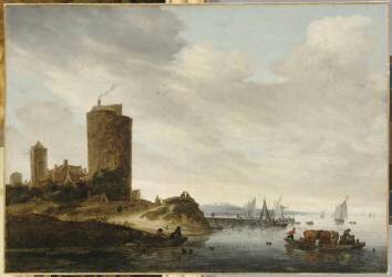 La Grosse Tour (Salomon van Ruysdael) - Muzeo.com