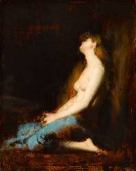 La Magdeleine, étude ou réplique du tableau du salon de 1878 (Jean-Jacques Henner) - Muzeo.com