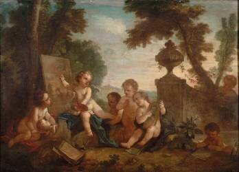 La Peinture (Charles Joseph Natoire) - Muzeo.com