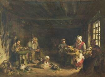 Lacemakers at Asnieres-sur-Oise (Paul Soyer) - Muzeo.com