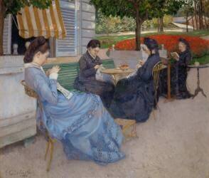 Ladies sewing (Gustave Caillebotte) - Muzeo.com