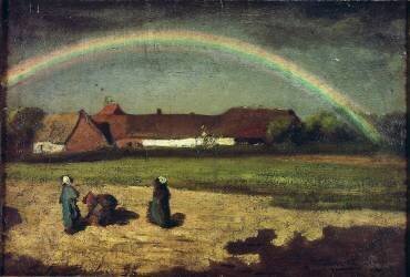 L'arc-en-ciel à Courières (Jules Breton) - Muzeo.com