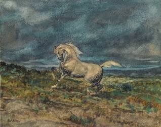 Le cheval échappé (Antoine-Louis Barye) - Muzeo.com