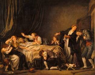 Le Fils puni (Jean-Baptiste Greuze) - Muzeo.com