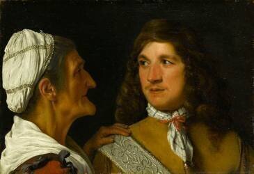 Le Jeune homme et l'entremetteuse (Michael Sweerts) - Muzeo.com