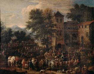 Le marché (Mathys Schoevaerdts) - Muzeo.com