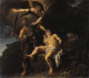 Le Sacrifice d'Abraham (Pieter Lastman) - Muzeo.com