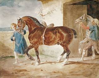 Leaving the Stable (Théodore Géricault) - Muzeo.com