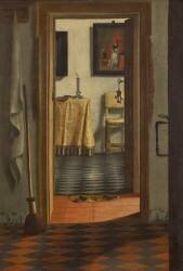 Les Pantoufles (Samuel van Hoogstraten) - Muzeo.com