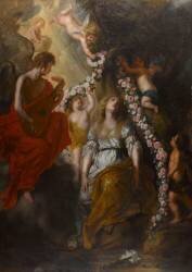 L'extase de sainte Rosalie de Palerme (Théodor Boeyermans) - Muzeo.com