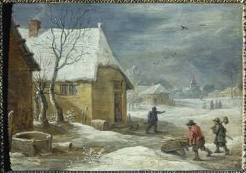 L'Hiver (David Teniers the Younger) - Muzeo.com