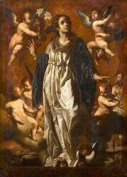 L'Immaculée conception (Paolo Domenico Finoglia) - Muzeo.com