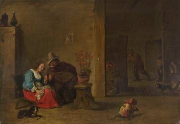 L'Odorat (David Teniers the Younger) - Muzeo.com