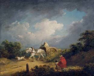 L'orage (George Morland) - Muzeo.com