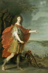 Louis II de Bourbon (1621-1686), prince de Condé, devant le champ de bataille de Rocroi (Justus van Egmont) - Muzeo.com