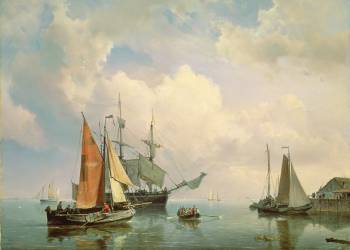 Marine (Johannes Hermanus Koekkoek) - Muzeo.com