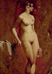 Nude Female Standing (William Etty) - Muzeo.com