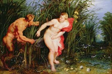 Pan and Syrinx (Jan Brueghel the Younger) - Muzeo.com