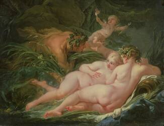 Pan and Syrinx (François Boucher) - Muzeo.com