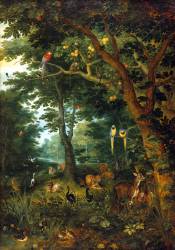 Paradise (Jan Brueghel the Younger) - Muzeo.com