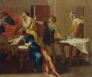 Passing the oil (Nicolas Poussin) - Muzeo.com