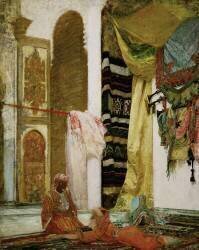 Patio à Tanger (Henri Regnault) - Muzeo.com