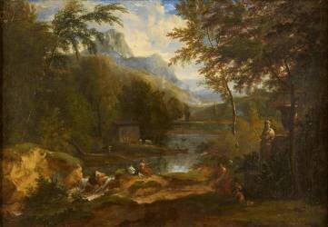 Paysage historique (Gaspard Dughet) - Muzeo.com