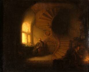 Philosophe en méditation (Rembrandt) - Muzeo.com