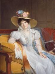 Portrait de madame Casimir Périer, née Pauline Loyer (1788-1761) (Louis Hersent) - Muzeo.com