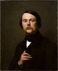 Portrait d'homme (Hippolyte Flandrin) - Muzeo.com