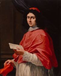 Portrait du cardinal Felice Rospigliosi (Ludovico Gimignani) - Muzeo.com