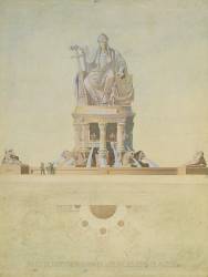 Project for the monument destined for the Place de l'Europe (Antoine Etex) - Muzeo.com