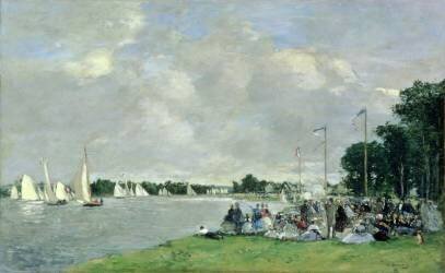 Regatta at Argenteuil (Eugène Boudin) - Muzeo.com