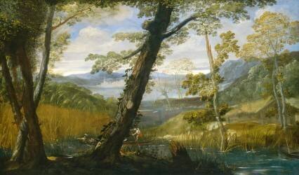 River Landscape (Annibale Carracci) - Muzeo.com