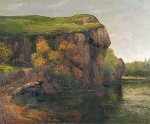 Rocky Cliffs (Gustave Courbet) - Muzeo.com